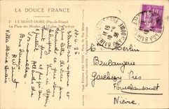 The Mount Gilds CPA the place of Moulins and the church St PArdoux