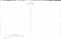 Lisieux CPA der allgemeine Garten in Richtung zur Basilika