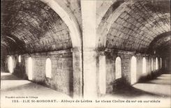 Abtei Insel-Str-Honorat CPA von Lerins das alte Kloster von 7 oder von 8