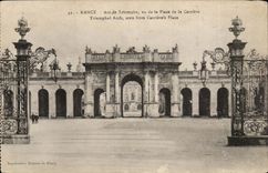 Nancy CPA Arc de triomphe vu de la place de la Carriere