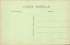 Angers CPA Entering of the castle and the bridge levis