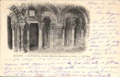 Angers CPA the prefecture Roman arcades discovered in 1836