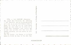 La Hague MODERN CARD With the foot of cliffs of Jabourg