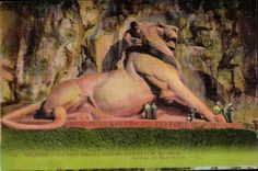 Belfort - der Lowe - Arbeit von Bartholdi - CPA