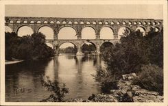 Nimes - die Brucke von Gard - CPA