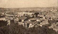 Nimes - Ansicht uber das preiswerte und die Arena - CPA