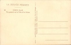 Nimes - Ansicht uber das preiswerte und die Arena - CPA