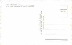 Besancon - arcades and Interior Court of the Grandvelle Palate - CPA