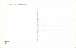 Eze - Ausgang des Dorfs - CPA