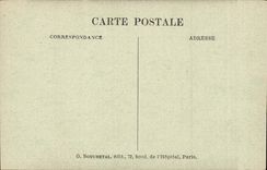 Paris 4 - La Maison de Victor Hugo Place des Vosges Le Burg dans l4orage dessin de Victor Hugo CPA