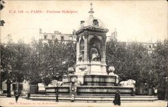 Paris 6 Fountain Saint Sulpice - CPA