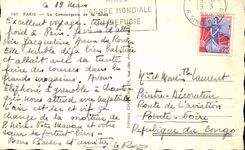 Paris - des die Hutte und der Seine Warters - CPA