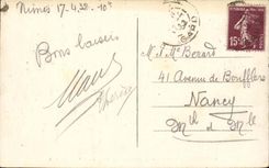 Nimes - Ls-Arene gesehenes externes westliches Mass - CPA