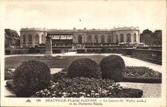 Deauville flowered Beach CPA the flowered casino and floors