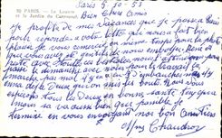 Paris CPA der Luftschlitz und der Garten des Karussells