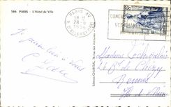 Paris CPA das Rathaus