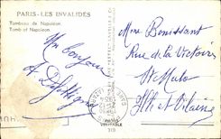 Paris CPA Tomb of Napoleon