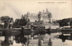 Pierrefonds CPA Vue prise du lac