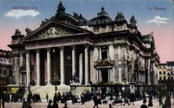 Belgien Brussel CPA die Borse