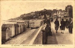CPA Le Havre Sainte Address Boul Albert 1st and el Cape of Heve