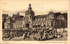 CPA Le Havre the casino Marie Christine