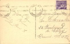 CPA Road of Clusaz to the collar of Aravis the pix of Estale