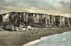 Treport CPA the beach and cliffs