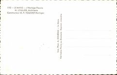 CPSM the mans the flowered clock