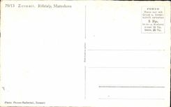 CPSM Suisse Zermatt Riffelalp matterhorn