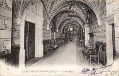 CPA Schloss von Chenonceaux die Halle