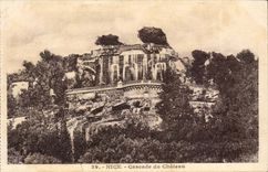 CPA Nice Cascades of the castle