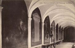 Surroundings Of auray CPA chartreuse the cloister