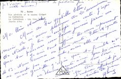 MODERNE KARTE Reims-allgemeiner Garten Colbert Jeanne des Bogens