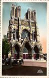 MODERNE KARTE Reims die Kathedrale