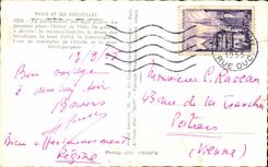 Paris CPA die Aussicht fur die sieben Brucken Rathaus Sainte Wolbung-Haube Invalides der Hutte des Warters