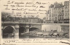 Paris CPA die neue Brucke mit der Handfeuerwaffe des Seine