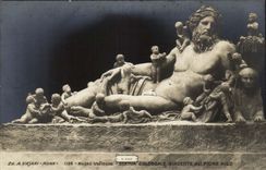 Italy Italia Vasari Roma Museo Vaticano Ruled colossal Giacente del Fiume Nilo