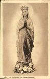 Lourdes - the Couronnee Virgin - CPA