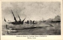 Barbizon - Museum of the Ganne Inn - Lavau Marine - CPA