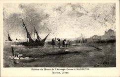 Barbizon - Museum of the Ganne Inn - Lavau Marine - CPA