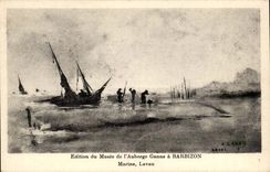 Barbizon - Museum of the Ganne Inn - Lavau Marine - CPA