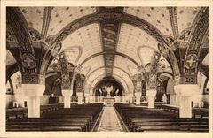Basilika von Lisieux CPA die Krypta (Ansicht)