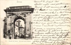 Nevers CPA carries from Paris Eglise Saint Pierre