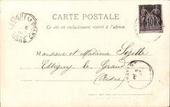 Nevers CPA carries from Paris Eglise Saint Pierre