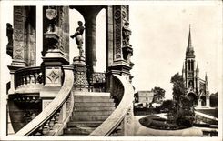 Good Help CPA the monument of Jeanne of arc and the church Notre Dame de Bon Help