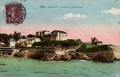 Biarritz CPA Entree du port vieux