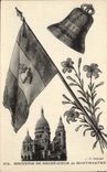 Paris CPA Souvenir du Sacre Coeur de Montmartre