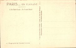 Paris CPA die Insel St Louis