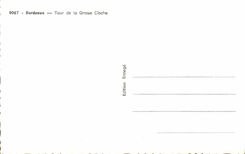 Bordeaux CPA Tower of the large bell 'to the good Vabre seeds)