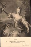 Paris 8 Jaquemart Museum - Andre - Portrait of has Marquise D' Antin - Nattier - CPA